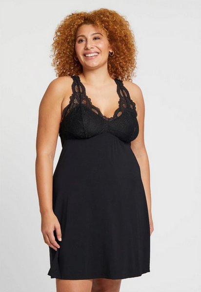 Iconic Full Bust Chemise 630F Black