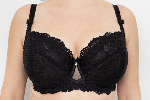 BM Lace Tulip Balconette Black