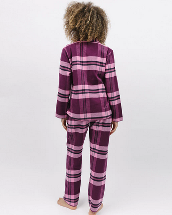 Eve Super Cozy Check PJs C-9859/9860 Berry