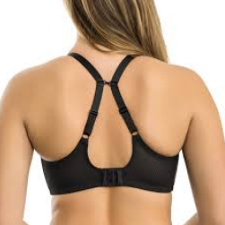 Luxlacy Lace and Mesh Unlined P6000 Black
