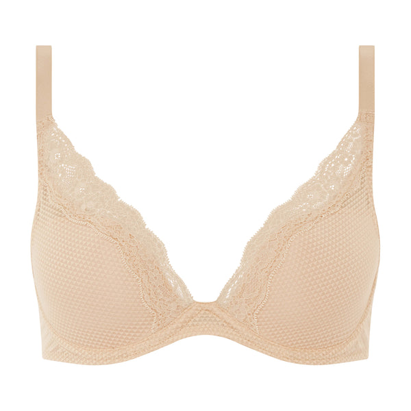 Brooklyn Plunge Tshirt 5701 Dune