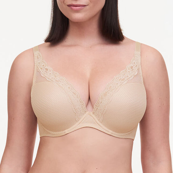 Brooklyn Plunge Tshirt 5701 Dune