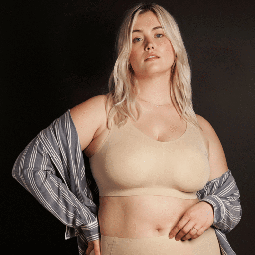 Defy Wirefree Bra Sand