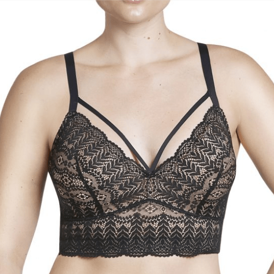 Mia Lace Bralette P5951 Black