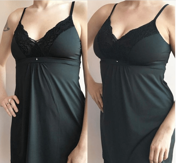 Bust Support Chemise 9194 Black