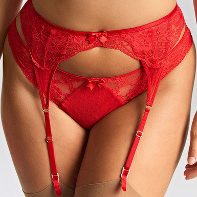 Heidi Suspender 11307 Ruby Red