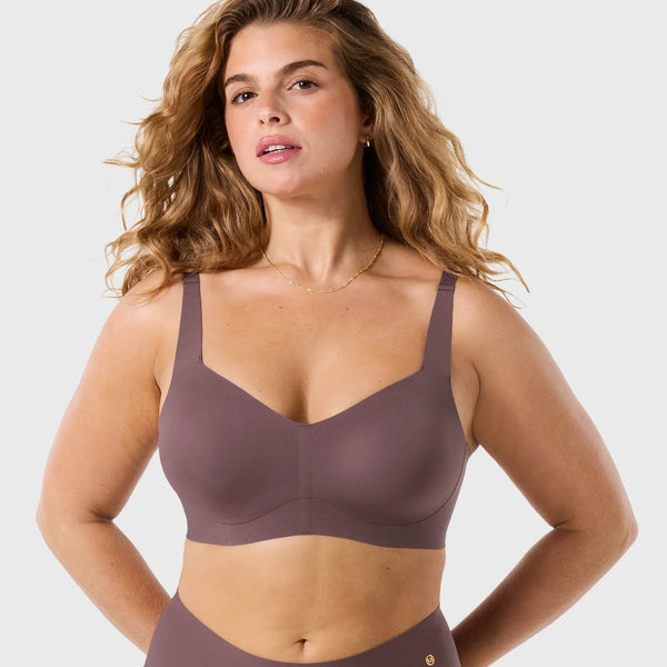 Beyond Wirefree Bra Thistle
