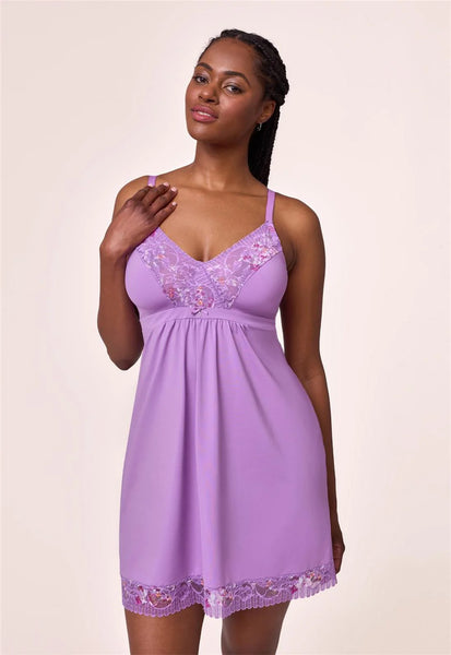 Full Bust Support Chemise 9394F Tulip Field