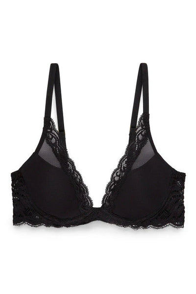 Feathers Tshirt Plunge 730023 Black