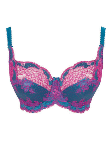 Clara Balconette 7255A Teal/Magenta