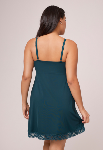 Full Bust Support Chemise 9394F Deep Spruce