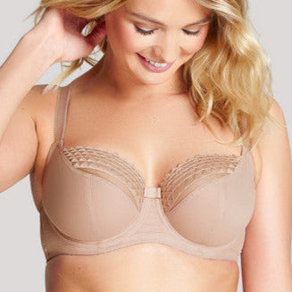 Ewa Michalak Magnolia Non-Padded Multiway Bra in Light Pink - Busted Bra  Shop