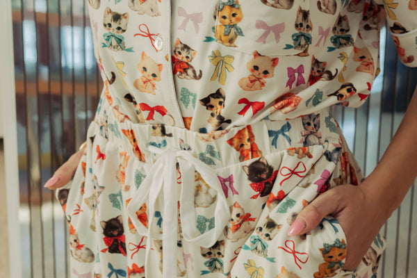 Modal Short PJs 14252 Kittens and Bows