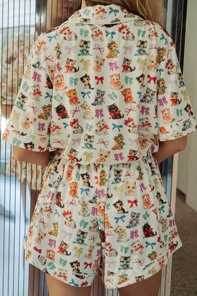 Modal Short PJs 14252 Kittens and Bows