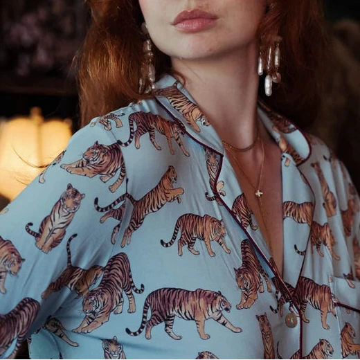 Modal Nightshirt 14280 Tempting Tigers