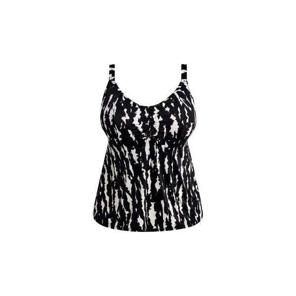 Echo Shell Moulded Tankini Top ES802861 Black