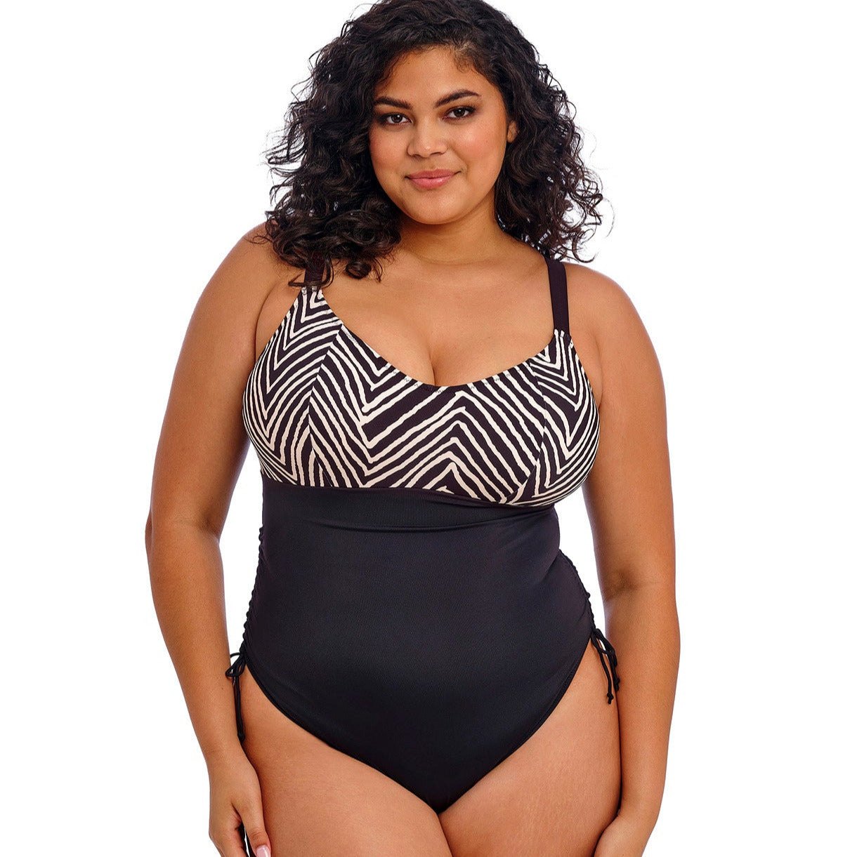 Fiji Falls Wirefree Swimsuit ES802643 Black