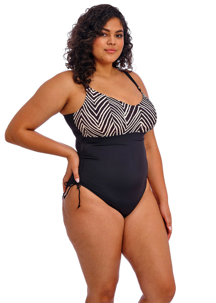 Fiji Falls Wirefree Swimsuit ES802643 Black