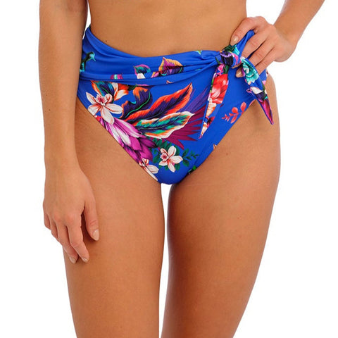 Halkidiki High Waist Bikini Brief Ultramarine
