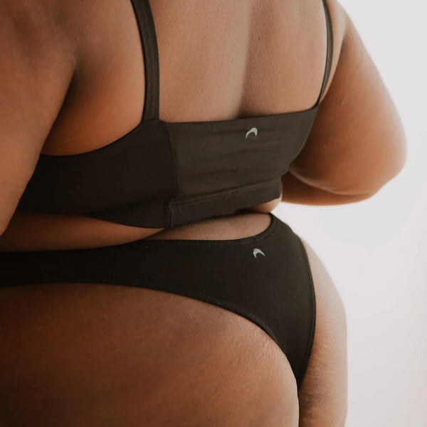 Huha Mineral High Waist Thong Black