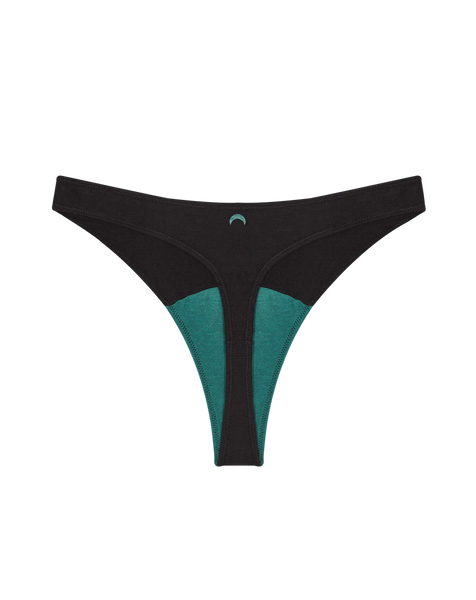 Huha Mineral High Waist Thong Black