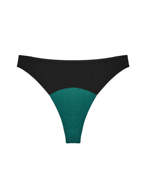Huha Mineral High Waist Thong Black
