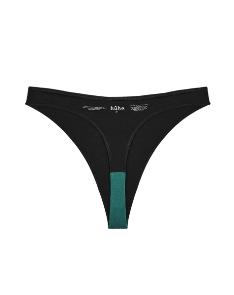 Huha Mineral High Waist Thong Black