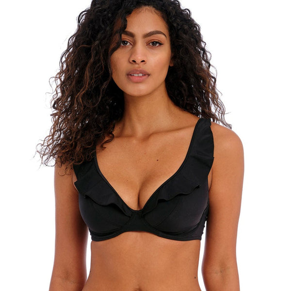 Jewel Cove High Apex Bikini AS7230 Plain Black