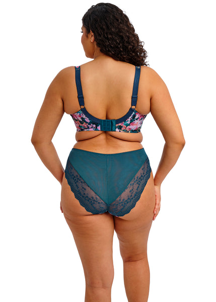 Lucie Plunge EL4490 Teal Floral