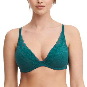 Brooklyn Plunge Tshirt 5701 Emerald Green