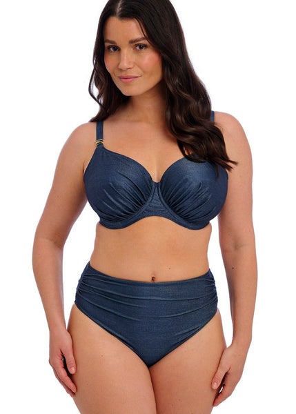 Paros Coast High Waist Bikini Brief FS506171 Midnight Sparkle