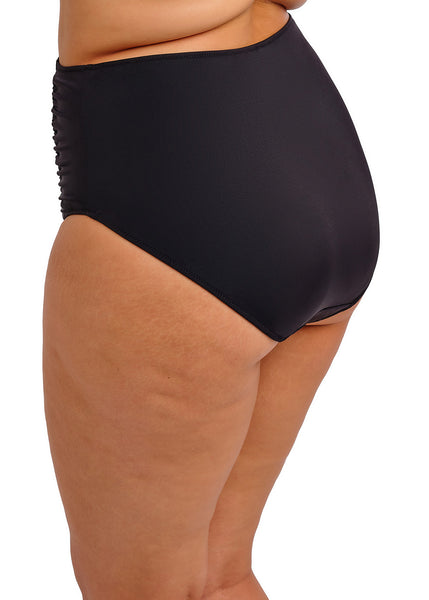 Plain Sailing High Waist Bikini Brief ES7286 Black