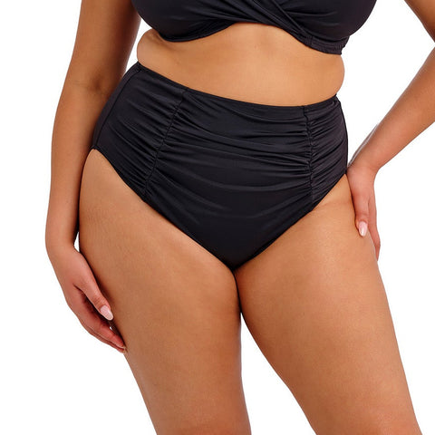 Plain Sailing High Waist Bikini Brief ES7286 Black