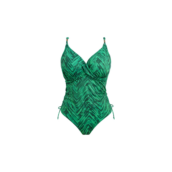 Punta Mita Plunge Swimsuit FS505539 Emerald