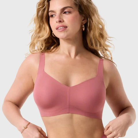 Beyond Wirefree Bra Pink Canyon
