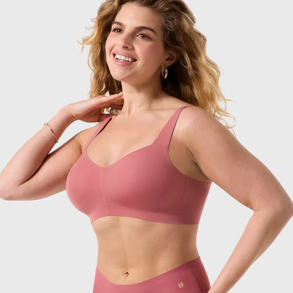 Beyond Wirefree Bra Pink Canyon