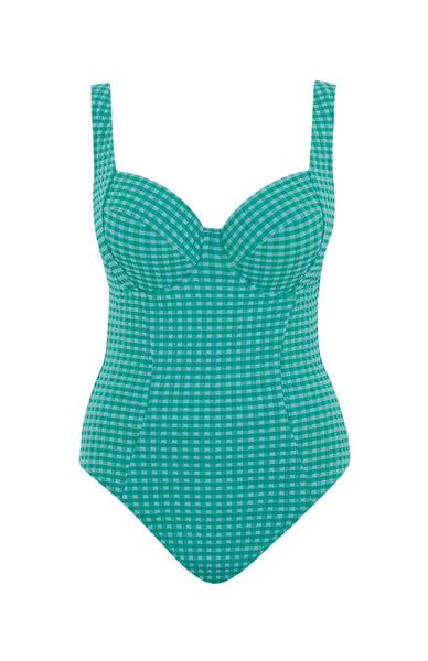 Paloma Swimsuit SW1720 Green Gingham