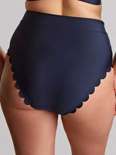 High Waist Swim Brief SW1755A Ink Blue