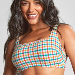 Gina Square Neck Bikini SW1862A Seersucker
