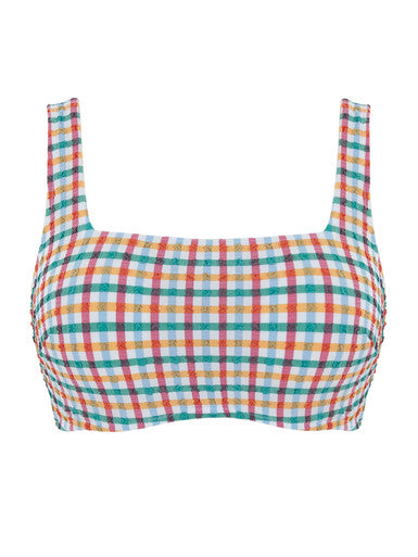 Gina Square Neck Bikini SW1862A Seersucker