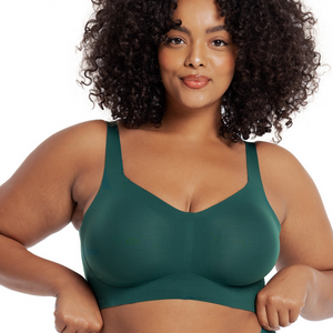 Beyond Wirefree Bra Monstera Green