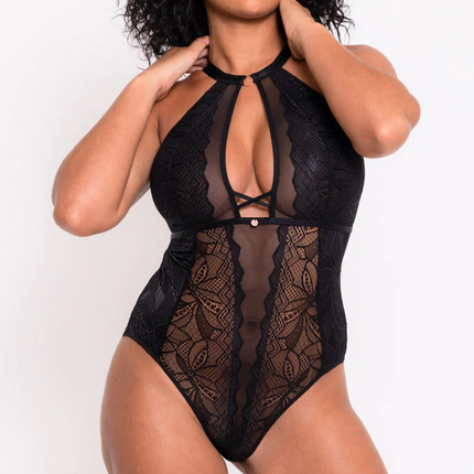 Opulence Stretch Bodysuit ST038704 Black