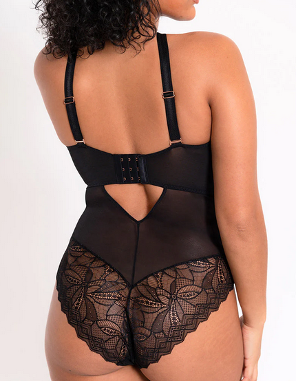 Opulence Stretch Bodysuit ST038704 Black