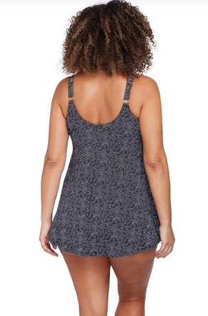 Delacroix Swim Dress AT1723ZZ Zig Zag