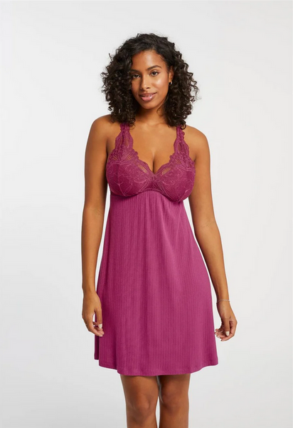 Iconic Full Bust Chemise 630F Cranberry