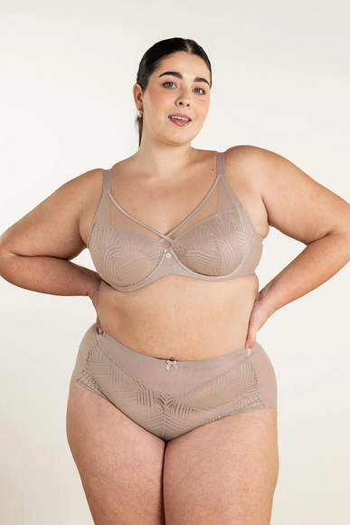 Phoebe Unpadded Full Cup Light Taupe