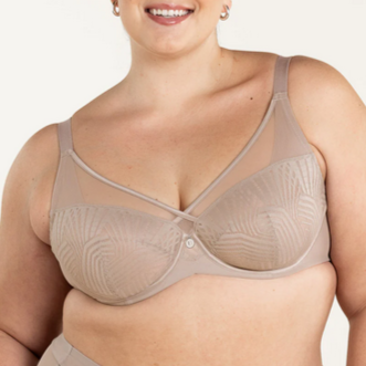 Phoebe Unpadded Full Cup Light Taupe