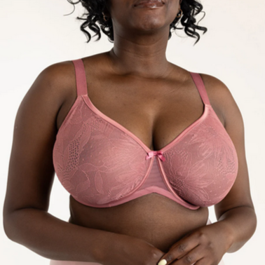 Nora Seamless Full Cup Dark Rose