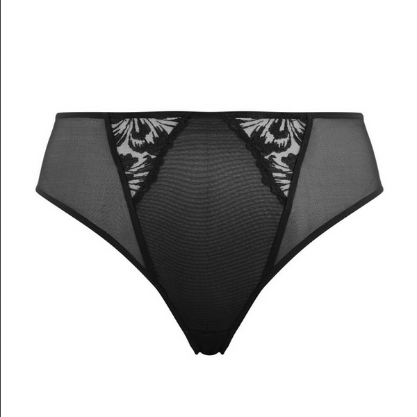 Jaida High Leg Brief 10536 Noir