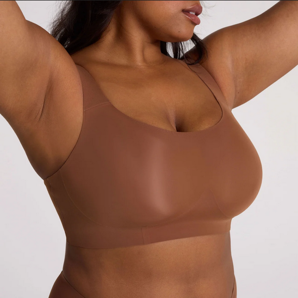 Structured Scoop Wirefree Bra Clay